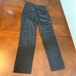 Chef Works Womens XS Black Pull-On‎ Work Pants Drawstring Waist Pockets